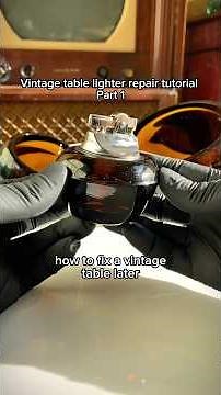 Repairing a vintage lighter - Part #lighterrepair #vintagelighter #repairtutorial