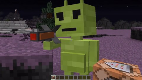 Aliens in Minecraft 1.10 | Ray Guns, Force Field Dispenser, & More! (Custom Command)