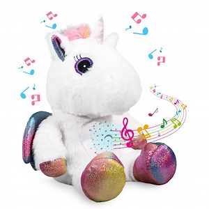 LINXUXIE Musical Unicorn Plush Toy with Soothing Light & Sound, Soft Stuffed Animal for Newborn to Toddler 0-36 Months - Walmart.com