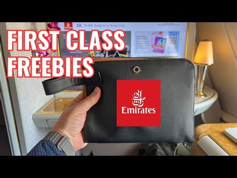 Every Freebie in Emirates First Class!