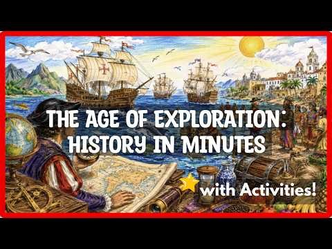 The Age of Exploration: History in Minutes | Columbus, Columbian Exchange & Colonization