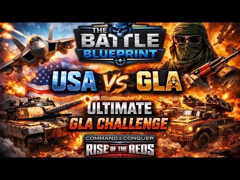GLA Challenge USA vs GLA Command & Conquer Generals Rise of the Reds