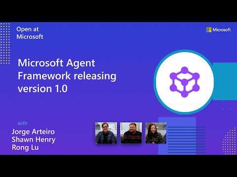 Microsoft Agent Framework releasing version 1.0