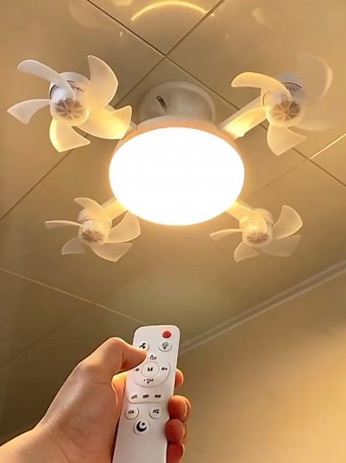 Creative Ceiling Fan Light Solutions with LED Technology