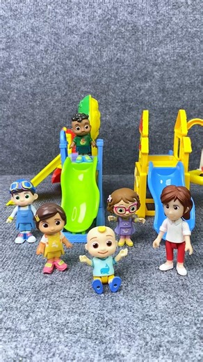 Satisfying with Unboxing & Review Cocomelon Slide Play 🛝 Toys ASMR 🍉 #toys #cocomelon #shorts