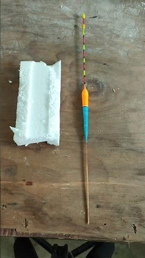 How to make a fishing float from foam