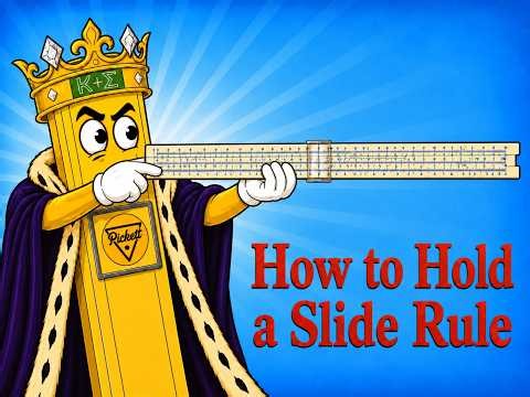 How To Hold A Slide Rule