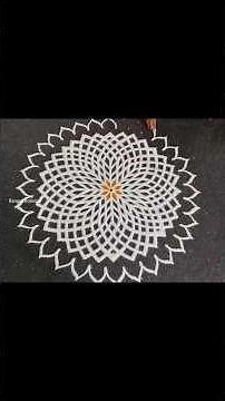 Beautiful Padi Kolam Design