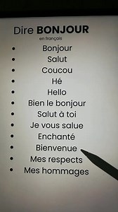 How to say "BONJOUR" in French🇨🇵|Improve your French with us 😀 #learnfrench | OuiTeach & French Becomes Easy