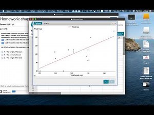 StatCrunch Tutorial bivariate data analysis
