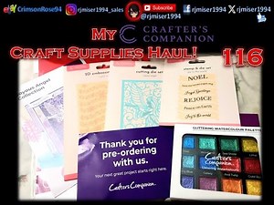 My Crafter's Companion Craft Supplies Haul! 116