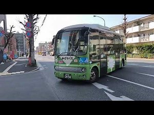 【A9-14】練馬区 みどりバス 関町福祉園バス停付近 南大泉ルート 西武バス【A9-13】
