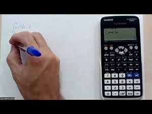 Cálculo de integral definida con calculadora Casio fx 570SP