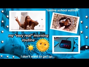 the realest online school teen girl morning routine 2021