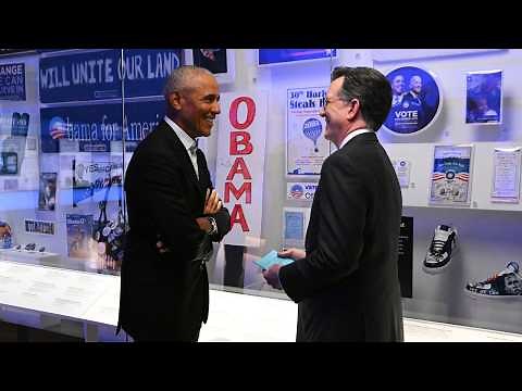 The Late Show with Stephen Colbert: President Obama and Colbert at the Obama Presidential Center
