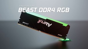 Зустрічайте оновлену версію пам'яті Kingston FURY Beast DDR4 RGB 😎 Перевірені роками якість і потужність у новому, покращеному дизайні, який чудово доповнить твою систему ❤️ Шукайте незабаром у своєму магазині 😉 #KingstonIsWithYou #KingstonFURY #RAM #MemoryMatters #RGBMemory #GamingRAM #TechUpgrades #PCBuild #RGBLighting | Kingston Technology