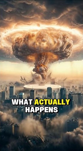 What Happens Inside Your Body During a Nuclear Explosion? (Medical Explanation) #shorts