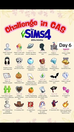 Day 6#sims4 #thesims #thesims2 #createasim #challenge | the sims