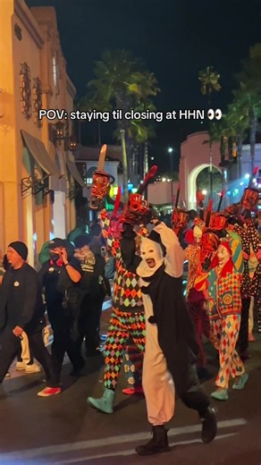 Chainsaw Clown Parade at Halloween Horror Nights