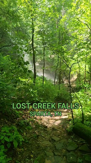 Lost Creek Falls and Cave is part of Scott's Gulf Wilderness State Park in White County, Tennessee. | Outdoor Adventures in Tennessee