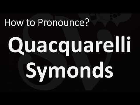 How to Pronounce Quacquarelli Symonds? (CORRECTLY)