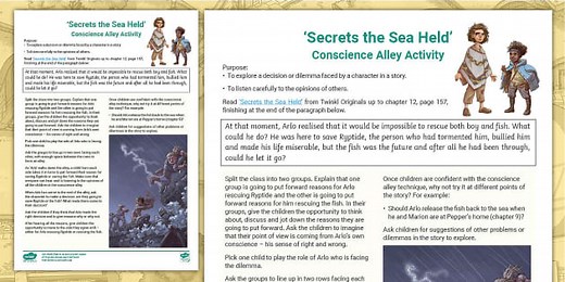 'Secrets the Sea Held' KS2 Conscience Alley Activity