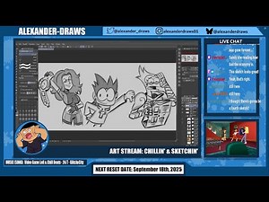 Twitch Livestream: 57th Art Raffle - 09/6/2025