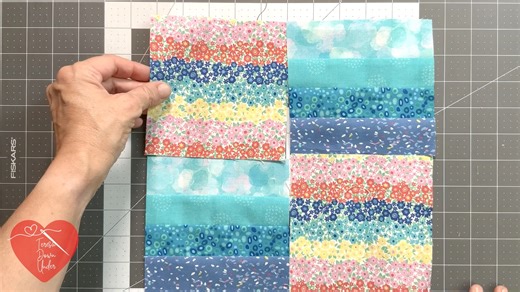 21K views · 303 reactions | This tutorial is part of my 2-block quilt series, where I show you how to create stunning quilts by pairing two blocks that complement each other beautifully. Watch the full tutorial and download a block companion on my Patreon page: https://patreon.com/teresadownunder | TeresaDownUnder | Facebook