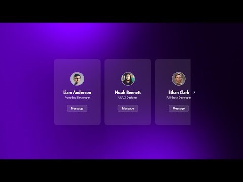 Card Slider Tutorial | Create Interactive Carousel Using HTML, CSS & JavaScript