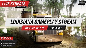 【YouTube|SCS Software】官方开车系列#340 路易斯安那DLC | 直播抢先看 🇺🇸🐊|Louisiana DLC | FIRST L