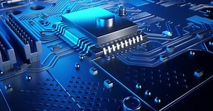 Electronics Factory. Semiconductor Production