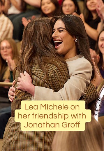 Lea Michele and Jonathan Groff: Besties for Life