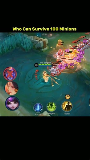 Who Mage Can Survive 100 Minions Tutorial Mobile Legends #ml2b #mobilelegends #tutorial #mlbb