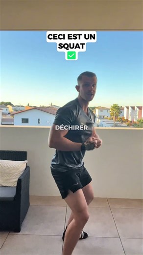 Le bon squat pour perdre du poids ☝🏻
