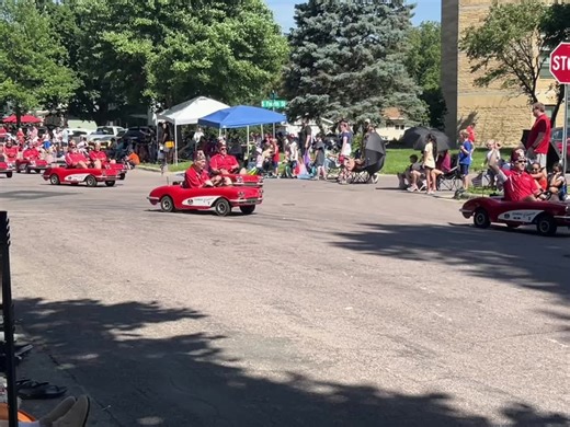 Celebrating Independence Day in a Small Town Parade
