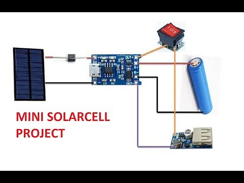 Solarcell mini: Cara Merakit Sendiri Powerbank tenaga surya dan Lampu penerangan Otomatis