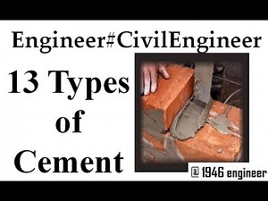 Different types of Cement and their specific functions