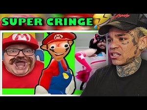 SMG4 - Mario Try Not To Cringe Challenge [reaction]
