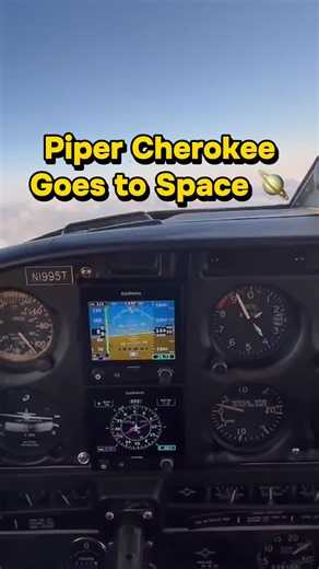 That time I took my #Cherokee180 to 13,950 FT MSL to catch a 95-knot tailwind and set a groundspeed record of 260 knots in a descent