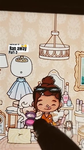 ran away part-3 (broke to model) #robin #tocaaesthetichousetour #drama