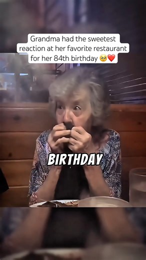 This Grandma’s Reaction to Her Birthday Shoutout Is Priceless ❤️