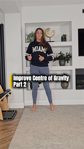 Centre of Gravity and Hip Stability for Better Balance (Part 2) This exercise follows on from yesterday’s. If you missed yesterday, comment below and I’ll send you the link. #MobilityAndBalance #SeniorFitness #FitnessOver40 #thefitnesslady #hipstability | The Fitness Lady