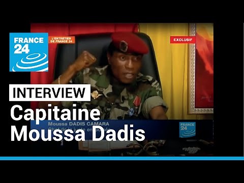 Guinea: Captain Moussa Dadis Camara reacts to the sanctions announced by France • FRANCE 24