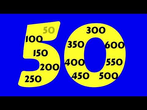 Easy Skip Counting: Learn To Skip Count By 50 With This Simple Song!