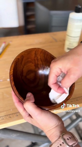 Refresh Vintage Wooden Bowls with Mystery Oil