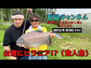 高橋哲也が近所の釣り場に遊びに来た＃10ぶらり台湾の旅。台湾の愉快な釣り仲間と一緒に、まさかの人喰い魚「ピラニア」を狙います。遊ぶ＋釣り＋台湾＝遊釣台湾 漂流記 その２