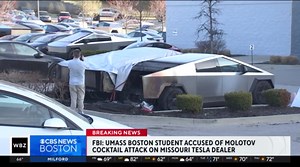 FBI arrests UMass Boston student for alleged arson at Tesla dealership