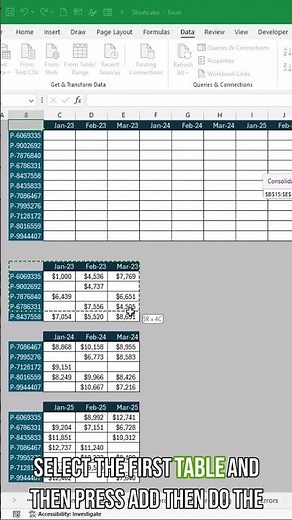 Combine Data from Multiple Sheets in Excel FAST!