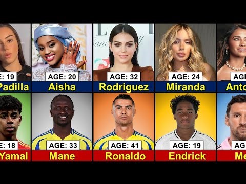Age Comparison: Famous Footballers and Their Wives/Girlfriends