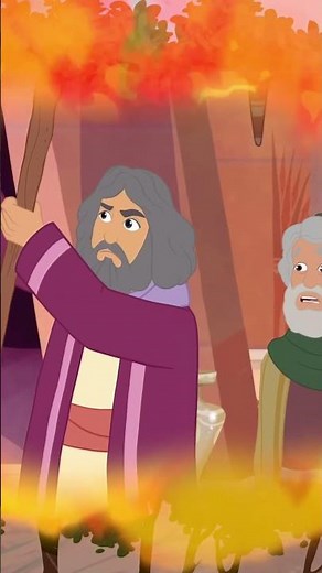 Moses and the burning bush #shorts